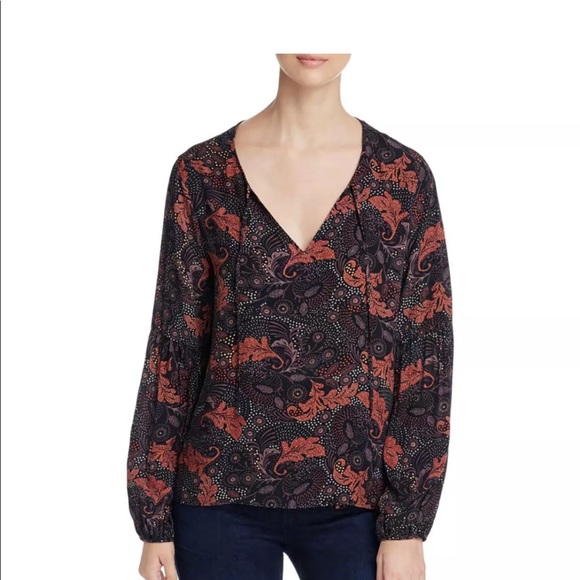 Sanctuary Multi Chiffon Print Top NWT SZ. M - Picture 6 of 6
